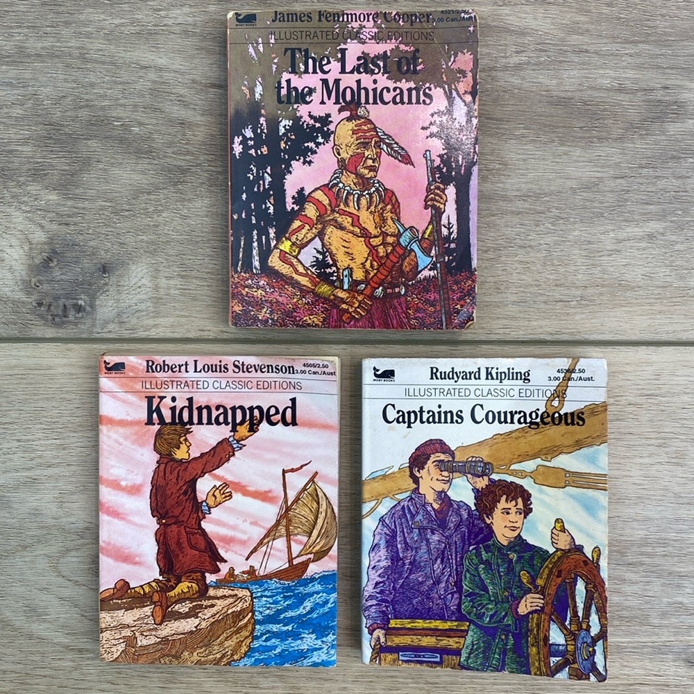 Vintage Moby Books Illustrated Classic Editions